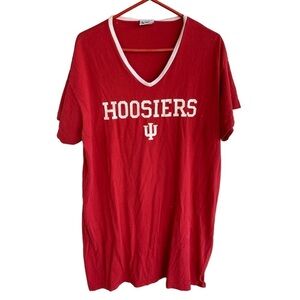 Vintage Indiana Hoosiers Sleep Shirt Adult Large Women’s Tee Basketball Football